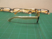 lot of 4 Mongano reading glasses +2.50 Teal & Gold dg2