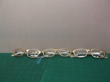lot of 3 Mongano reading glasses +2.50 gold & red dg2
