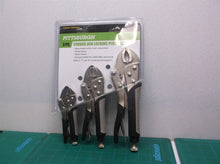 Pittsburgh 3 piece Locking Pliers Set - Curved Jaw Locking Pliers Set, 3 Pc.