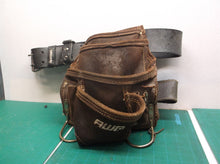 Husky tool belt with 2 tool pouches
