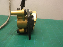 dot 4 1 Piston gold Caliper Pads Brake Line ~24" & Master Cylinder 4 Chinese ATV
