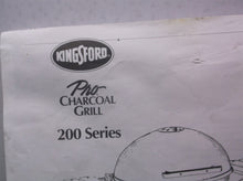 Kingsford pro Charcoal grill 200 series manual only