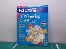 HP Greeting Card Paper, 20 sheets, white, opened