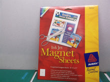 Avery Ink Jet Magnetic Sheets 3270 8.5x11 Inches - 3 Sheets per Pack - NEW 3270