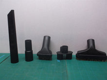 LOT of 5 piece-Black Horse Hair Dust Brush 1.25" Attachment Vacuum Tools