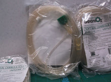Lot of 5 SecureO2 7' Adult soft nasal cannulas