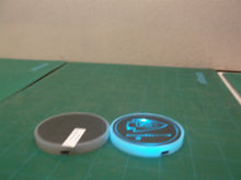 2PCS Car Coasters Pad Auto Sensor Cup Holders 7 Colorful LED