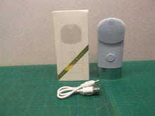 sonic facial cleansing brush silicone rechargeable Blue