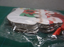 4 Comical Christmas Tree 2020 Ornaments White Skin w Toilet Paper 6 Names Wood