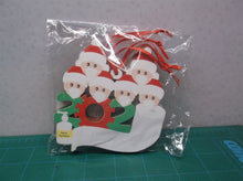 4 Comical Christmas Tree 2020 Ornaments White Skin w Toilet Paper 6 Names Wood
