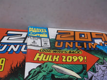 LOT OF 5 MARVEL COMICS-S2099 Unlimited #1 & #2 1st Appearance of HULK 2099 1993