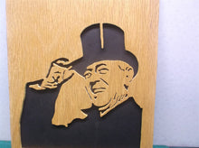 Woodrow Wilson 8x10 cnc wood art MR1