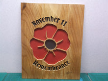 November 11 Remembrance 8x10 cnc wood art MR1