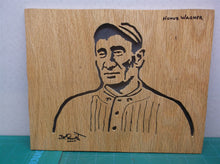 Honus Wagner 8x10 cnc wood art MR1