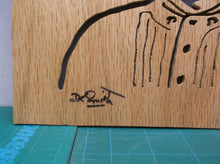 Honus Wagner 8x10 cnc wood art MR1