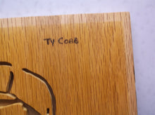 Ty Cobb 8x10 cnc darker wood art MR1