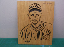 Vince DiMaggio 8x10 cnc wood art MR1