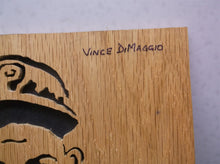 Vince DiMaggio 8x10 cnc wood art MR1