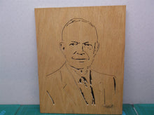 Dwight D. Eisenhower 8x10 cnc wood art MR1