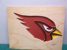 Cardinal 8x10 cnc wood art MR1