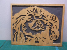 Dog 8x10 cnc wood art MR1