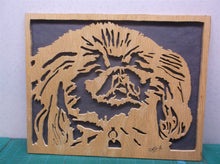 Dog 8x10 cnc wood art MR1