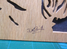 Dog 8x10 cnc wood art MR1
