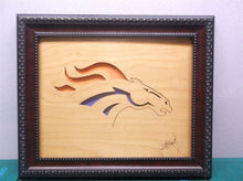 Denver Broncos 10x12 Framed cnc wood art MR1