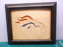 Denver Broncos 10x12 Framed cnc wood art MR1