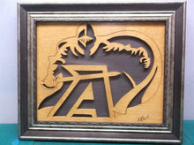 Atlanta knights 10x12 Framed cnc wood art MR1