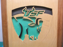 USF Bulls 10x12 Framed cnc wood art MR1
