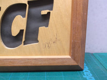 UCF Knights 10x12 Framed cnc wood art MR1