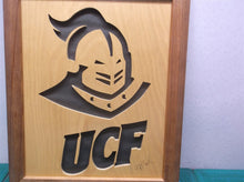 UCF Knights 10x12 Framed cnc wood art MR1