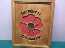 November 11 Remembrance 10x12 Framed cnc wood art MR1