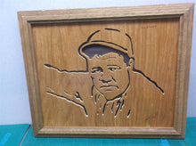 The Babe 10x12 Framed cnc wood art MR1