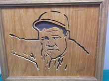 The Babe 10x12 Framed cnc wood art MR1