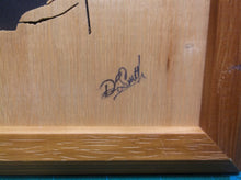 Kobe Bryant 10x12 Framed cnc wood art MR1