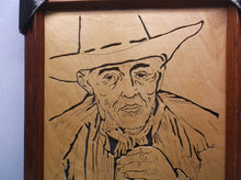 Vincent Van Gogh 11x16 cnc wood art MR1