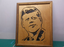 President Kennedy 14x11 cnc wood art MR1