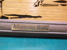 Morning Ride 16x13.5 cnc wood art MR1