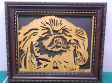 Maltese 12.5x10.5 Framed cnc wood art MR1