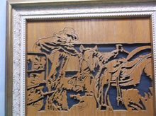 Ranch hand 11x13 Framed cnc wood art MR1