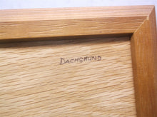 Dachshund 9.5x11.5 Framed cnc wood art MR1
