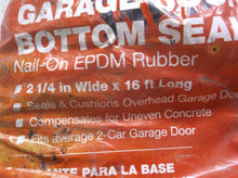 FROST KING 16 FOOT GARAGE DOOR BOTTOM RUBBER WEATHER STRIPPING RUBBER SEAL