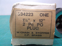 Tub drain with chain & plug Pop Up