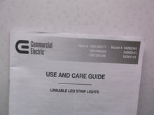 Commercial electric linkable strip light manual