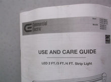 Commercial electric 2ft 3ft 4ft led strip light manual