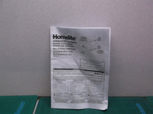 Homelite de 26 cc string trimmer manual only