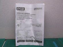 Ryobi P20104 P20104vnm One+ 18-V Li-Ion Brushless String Trimmer manual-Only