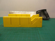 Miter Box Yellow Plastic with 14" saw (4")